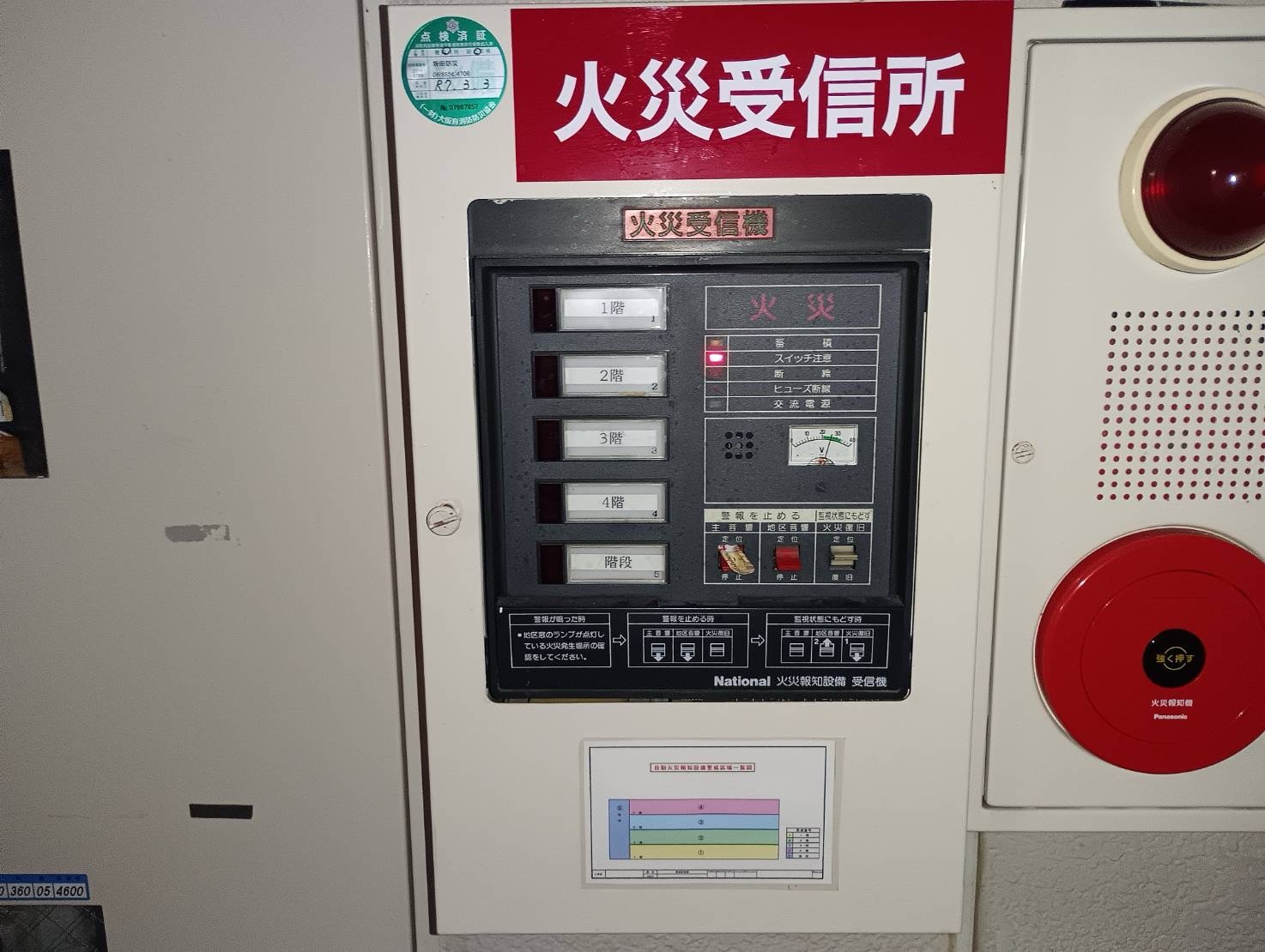 受信機 総合盤取替工事